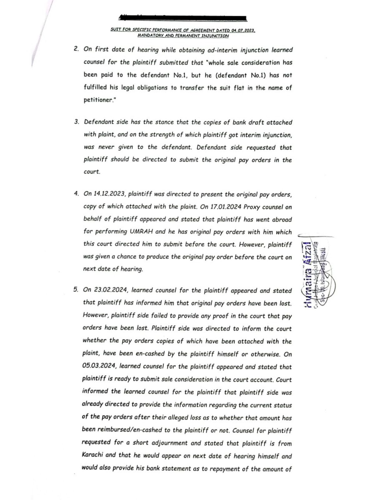 Legal Documentation